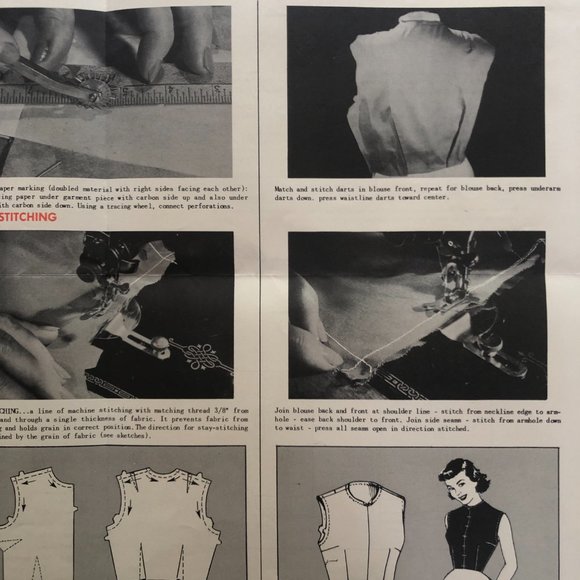 Vintage Advanced Demonstration Sewing Pattern - Picture 12 of 16